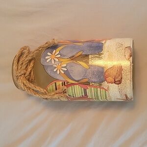 Light up flip flops jar